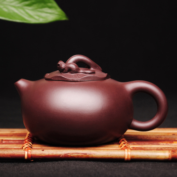 一世堂茶壶 全手工 宜兴正品 紫砂壶 茶具 陈彩敏 松鼠葡萄壶【图片 价格 品牌 报价】-京东