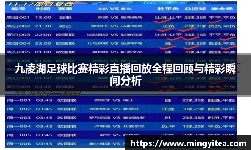 九凌湖足球比赛精彩直播回放全程回顾与精彩瞬间分析